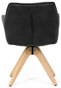 Zestaw krzeseł do jadalni HC-D7180 GREY2, 2 szt.