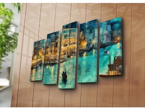 Obrazy zestaw 5 szt. Venice – Wallity