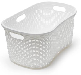 Kremowy kosz na pranie Addis Rattan Laundry Basket Calico