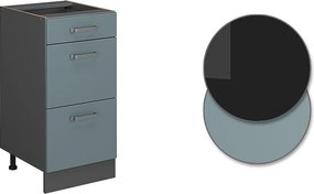 Szafka dolna do kuchni niebiesko-szary 40x46x81.6 r-line