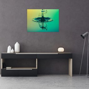 Obraz kropli wody (70x50 cm)