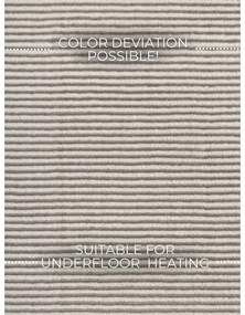 Szaro-kremowy chodnik 80x240 cm Perles Dolomite – Elle Decoration