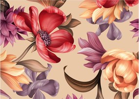 Obraz - Vintage Flowers (70x50 cm)