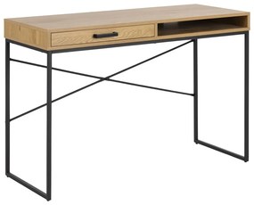 Biurko w dekorze dzikiego dębu Actona, 110x45 cm