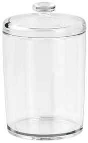 Przezroczysty pojemnik iDesign Canister, ⌀ 7,4 cm