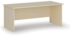 Biurko PRIMO WOOD, 180x80 cm, brzoza