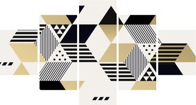 Obraz - Kształty geometryczne N⁰1 (125x70 cm)