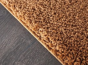 Dywan shaggy Best Cognac 140 cm x 200 cm