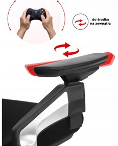 Fotel Biurowy Ergonomiczny Obrotowy WILLY Czarny Nowoczesny