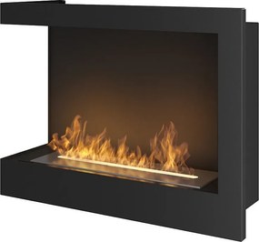 Kominek bioetanolowy Corner 600 Left SimpleFire do zabudowy ze szkłem