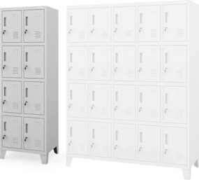 Szafa skrytkowa socjalna BHP podwójna ROBERT 2 Plus 559 x 1720 x 450 mm