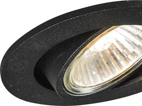 Inteligentny reflektor wpuszczany czarny regulowany z Wifi GU10 - Cisco