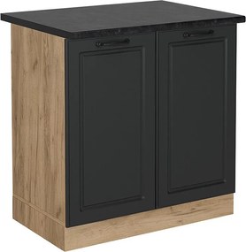 Szafka pod zlew antracytowy domek wiejski 80x60x81.6 r-line