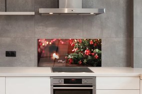 Panel szklany do Kuchni Choinka Pełna Prezentów