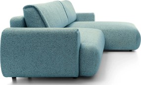 Szaroniebieski narożnik w stylu nowoczesnym T6-M07