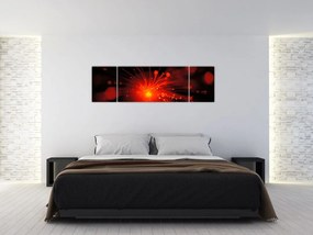 Obraz błyszczącej abstrakcji (170x50 cm)