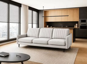 Sofa Valoris 3-osobowa welur – nowoczesna kanapa wolnostojąca do salonu