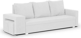 Kanapa sofa 3 os z funkcją spania DOTEX2 Biały