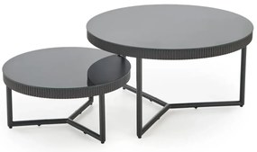 Stolik kawowy COSMO S 60x60cm czarny HALMAR