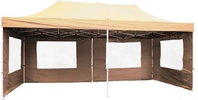 Pawilon ogrodowy rozkładany 3 x 6 m - beżowy