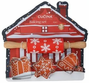 La Cucina 4-częściowy zestaw do pieczenia Chałupka
