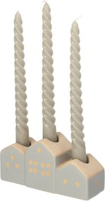 Świecznik Hauses 13x5x7cm grey
