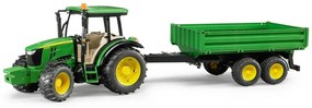 Bruder Farmer 2108 Traktor John Deere z przyczepąz wywrotką