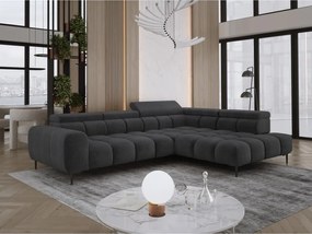 Narożnik PLAZA L Prawostronny z elektryczną regulacją siedziska w tkaninie EDEN 21 WERSAL