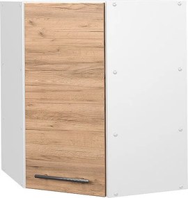 Szafka wisząca narożna złoty dąb energetyczny 57x34.1x72 fame-line