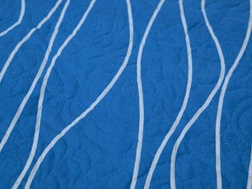 Narzuta na łóżko LIORA, niebieski Rozmiar: 170 x 210 cm
