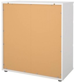 Biała niska komoda 77x84 cm Nova – Tvilum