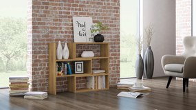 Niski regał nowoczesny wiszący lub stojący dąb artisan K2-T43