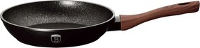 Czarna patelnia z brązową rączką 28cm B6-N60