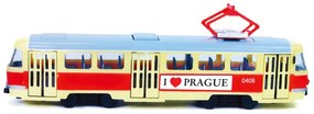 Rappa Tram, który ogłasza przystanki w językuczeskim PRAGUE , 28 cm