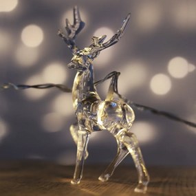 Girlanda świetlna LED z reniferami DecoKing Deer, 10 lampek, dł. 1,65 m