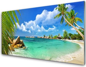 Panel Szklany do Kuchni Bezkresna Tafla Błękitu