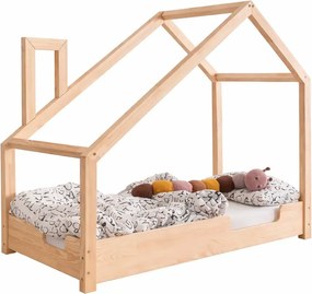Drewniane łóżko dziecięce domek H2-Z51