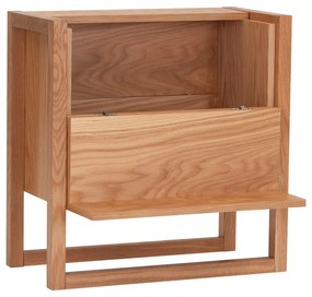 Barek z drewna dębowego w naturalnym kolorze 59x60 cm Woodman NewEst