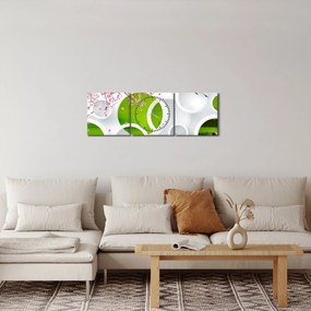 Obraz - Molo nad jeziorem (z zegarem) (90x30 cm)