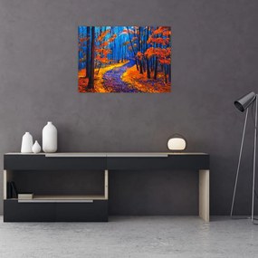 Obraz jesiennego lasu (70x50 cm)