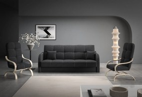 Komplet Togo Pikowany (wersalka + 2x fotel finka)