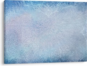 Obraz - Mandale w niebieskim (70x50 cm)