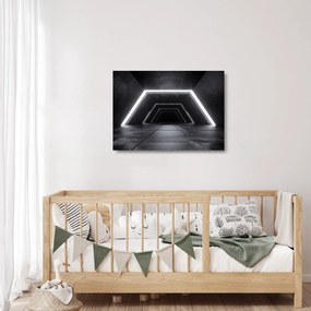 Obraz na szkle - Futurystyczny tunel (70x50 cm)
