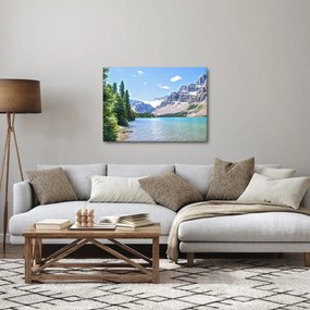 Obraz alpejskiego jeziora (70x50 cm)