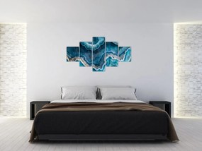 Obraz - Detal akwamarynu (125x70 cm)