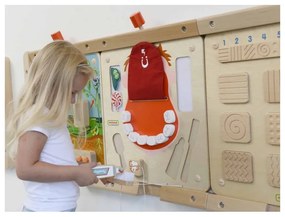 Masterkidz higiena jamy ustnej ścienna tablica sensoryczna flex montessori