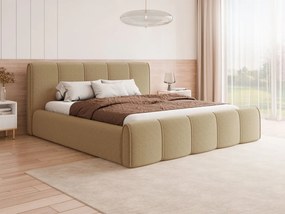 Łóżko tapicerowane z pojemnikiem na pościel Wincan