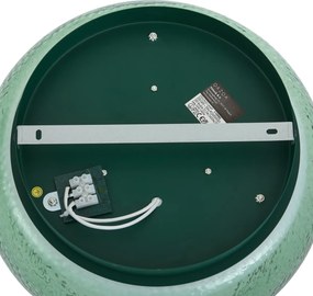Lampa sufitowa Art Deco zielona ze szkłem z wbudowanym LED z 3-stopniowym ściemnianiem - Thimble