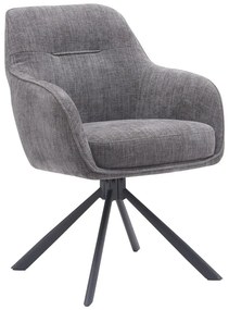 Szare krzesła zestaw 2 szt. Avola – Unique Furniture