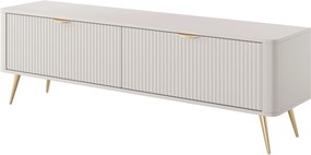 Szafka RTV stojąca LANTANA 163,2 cm do Salonu pod Telewizor - Odcienie beżu